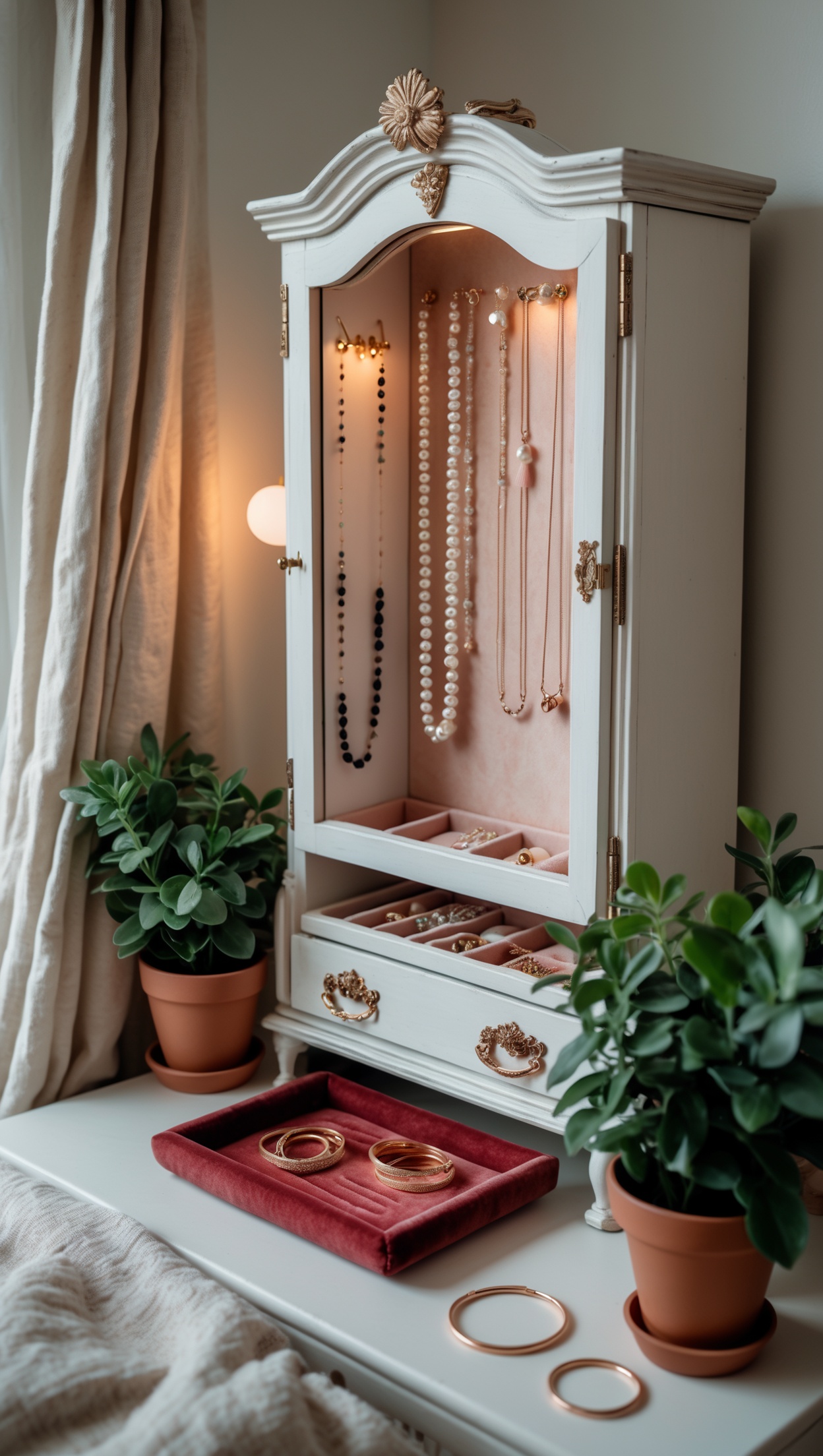 Elegant Jewelry Storage for Tiny Spaces