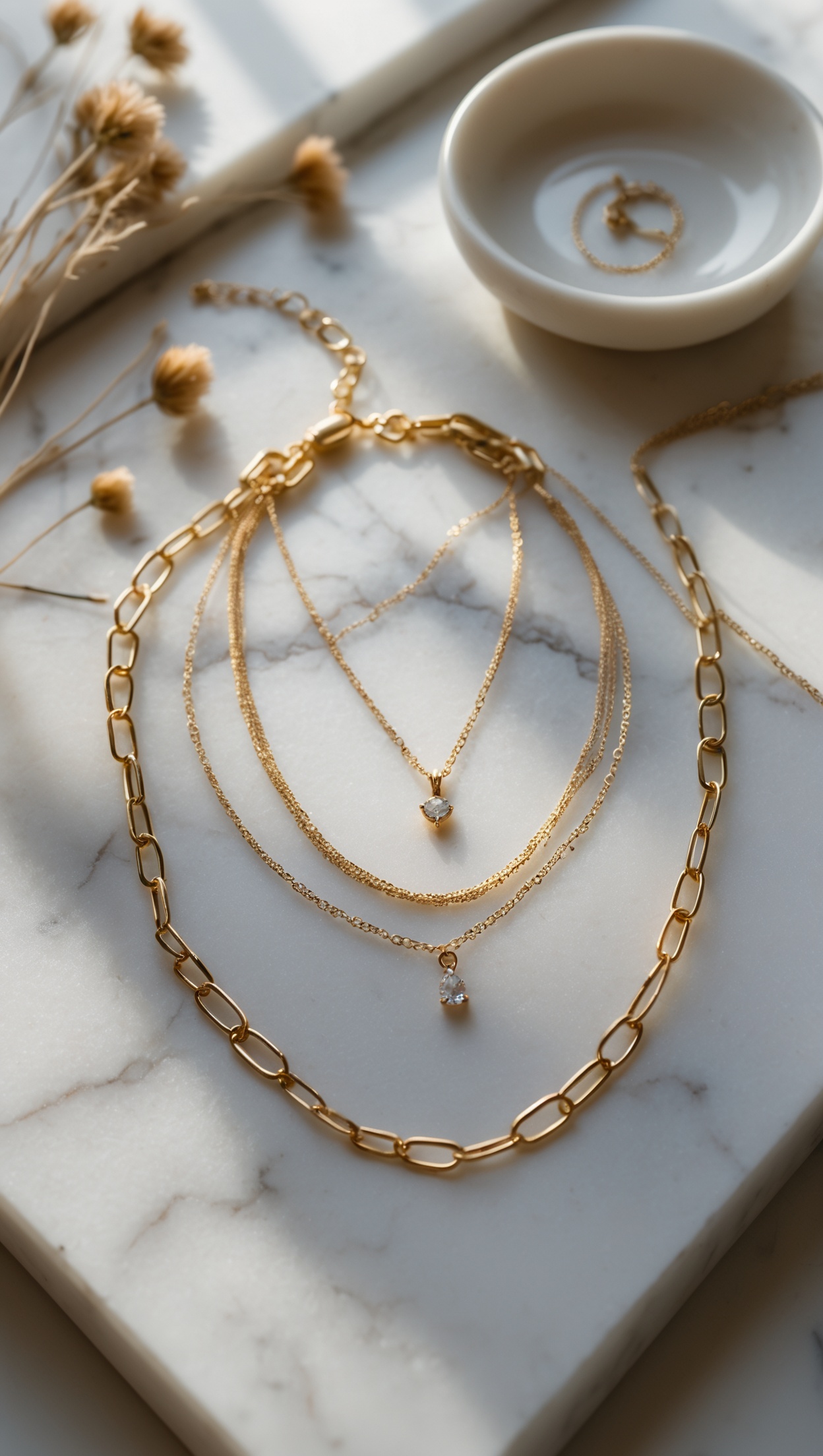 Layer Necklaces Like a Pro Stylist