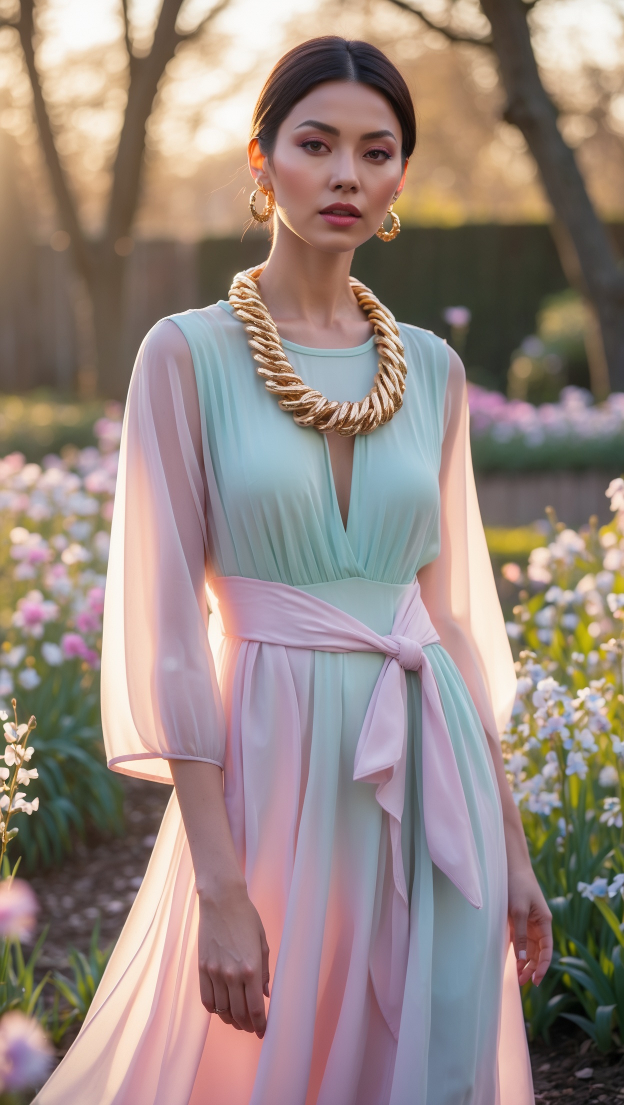 Spring Outfits with Statement Necklaces 🌸